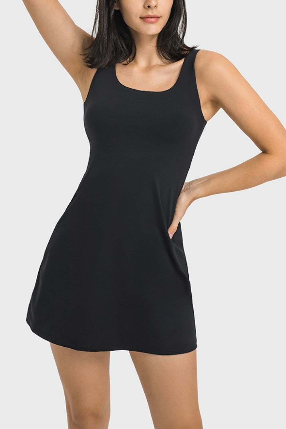 Full Coverage Shortie Bottom One-piece Activewear Athletic Tennis Dress