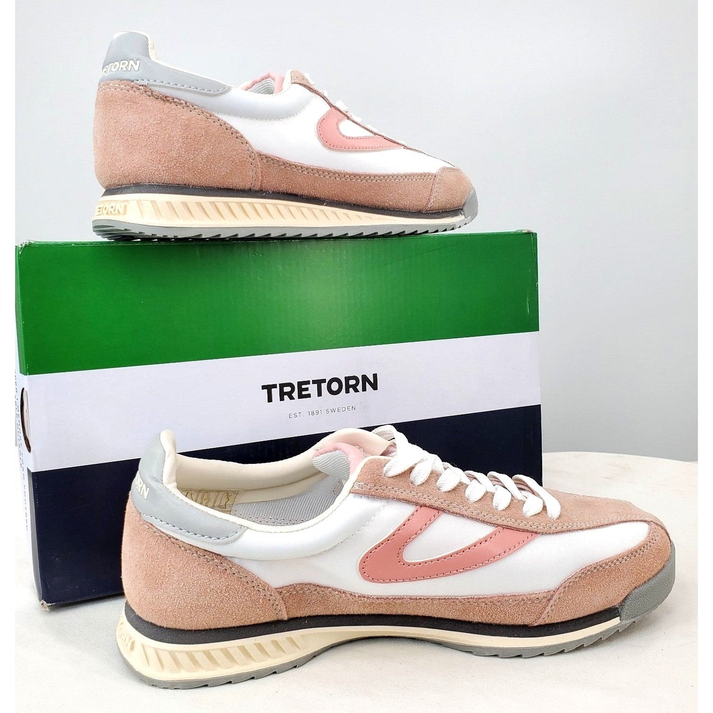 TRETORN Sneakers Women's Rawlins Lace-Up Casual Tennis Shoes Classic Retro