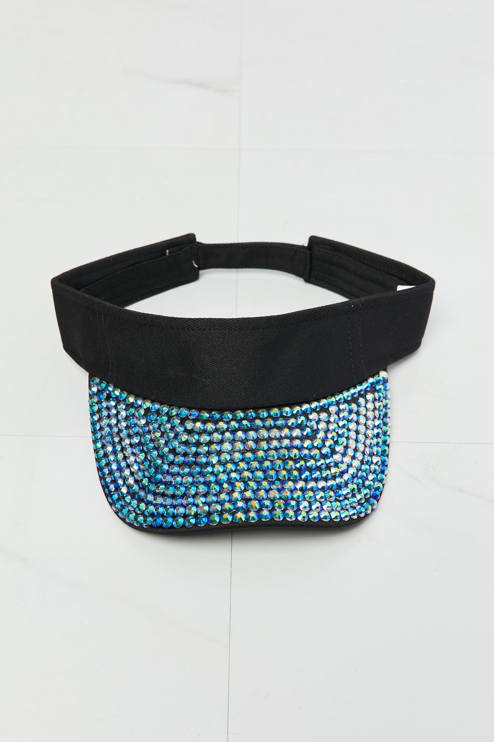 Ultimate Sparkle Crystal Rhinestone Encrusted Visor Hat