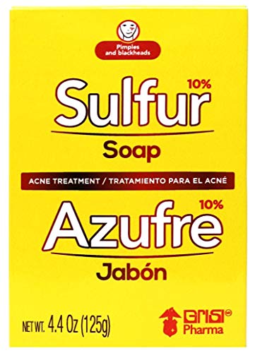 Grisi Sulphur Soap with lanolin 4.4 oz (125g) bath/body sulfur soap