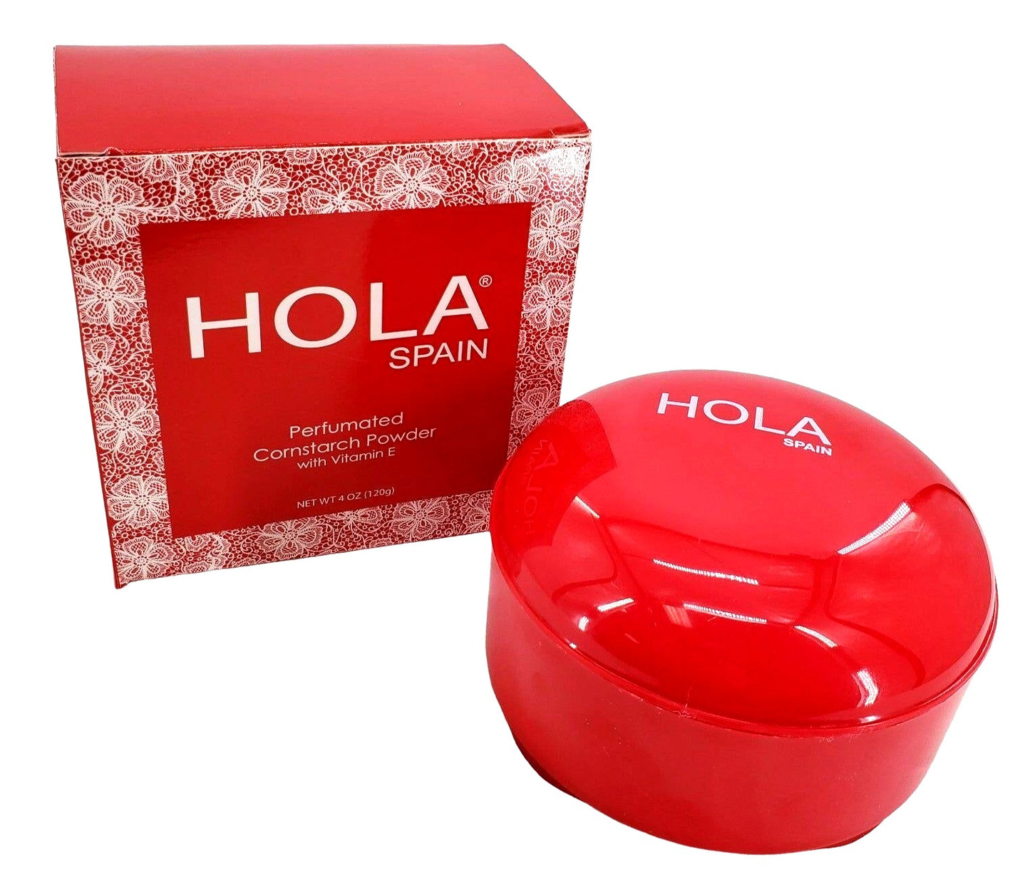 Dusting Powder Hola Spain Perfumed Cornstarch Plus Vitamin E 4 Ounces Hola Spain Perfumed Cornstarch Dusting Powder Plus Vitamin E (4 Ounces)