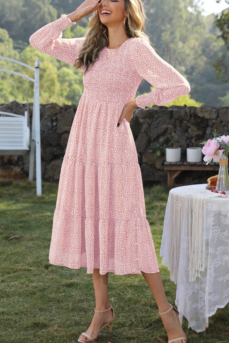 Lantern sleeve outlet midi dress