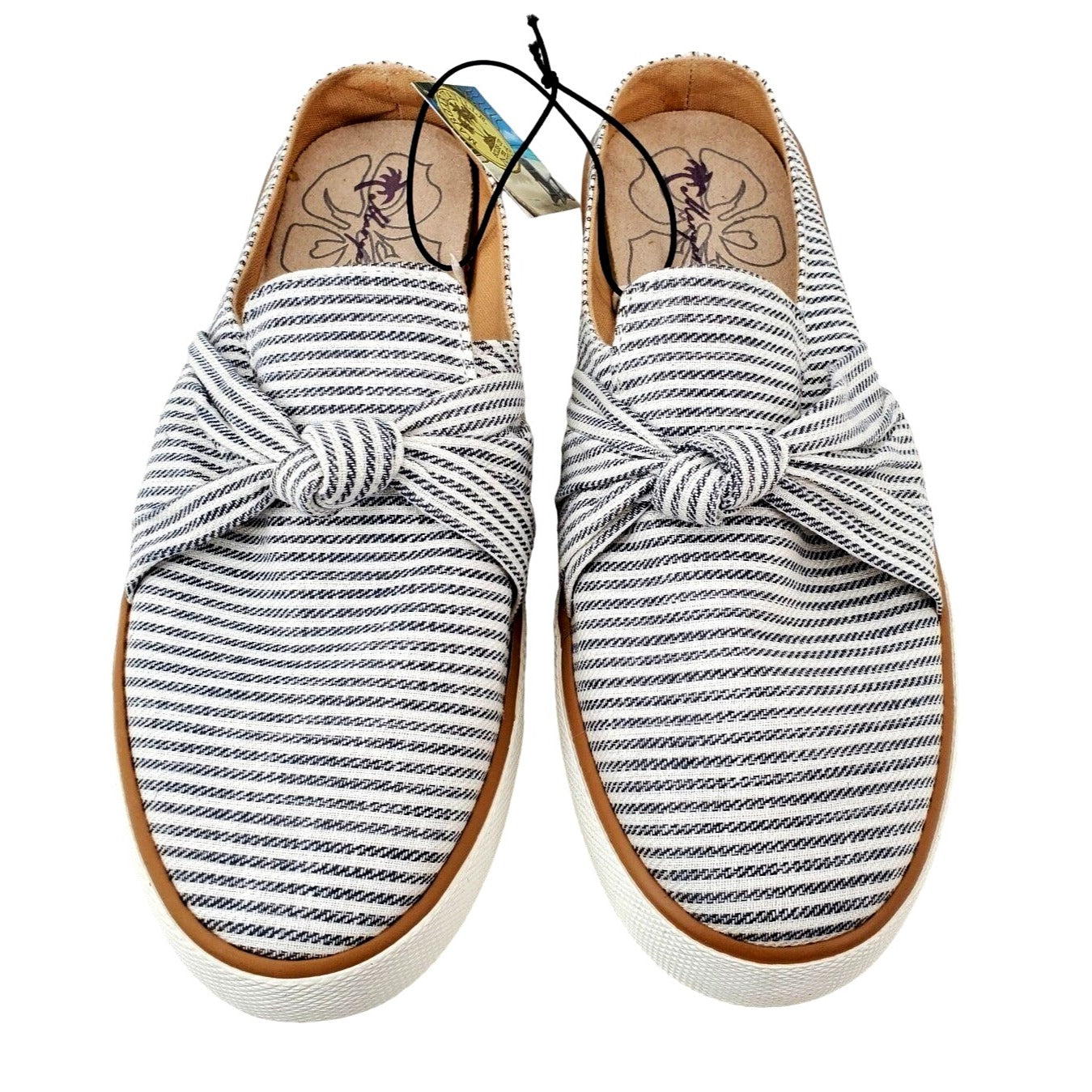 MARGARITAVILLE Mule Sneaker Woman's Slip-on Nautical Knot Sandal Shoe