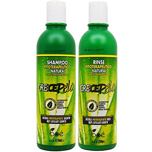 BOE Crece Pelo Shampoo + Rinse 12.5 oz "Combo Set"