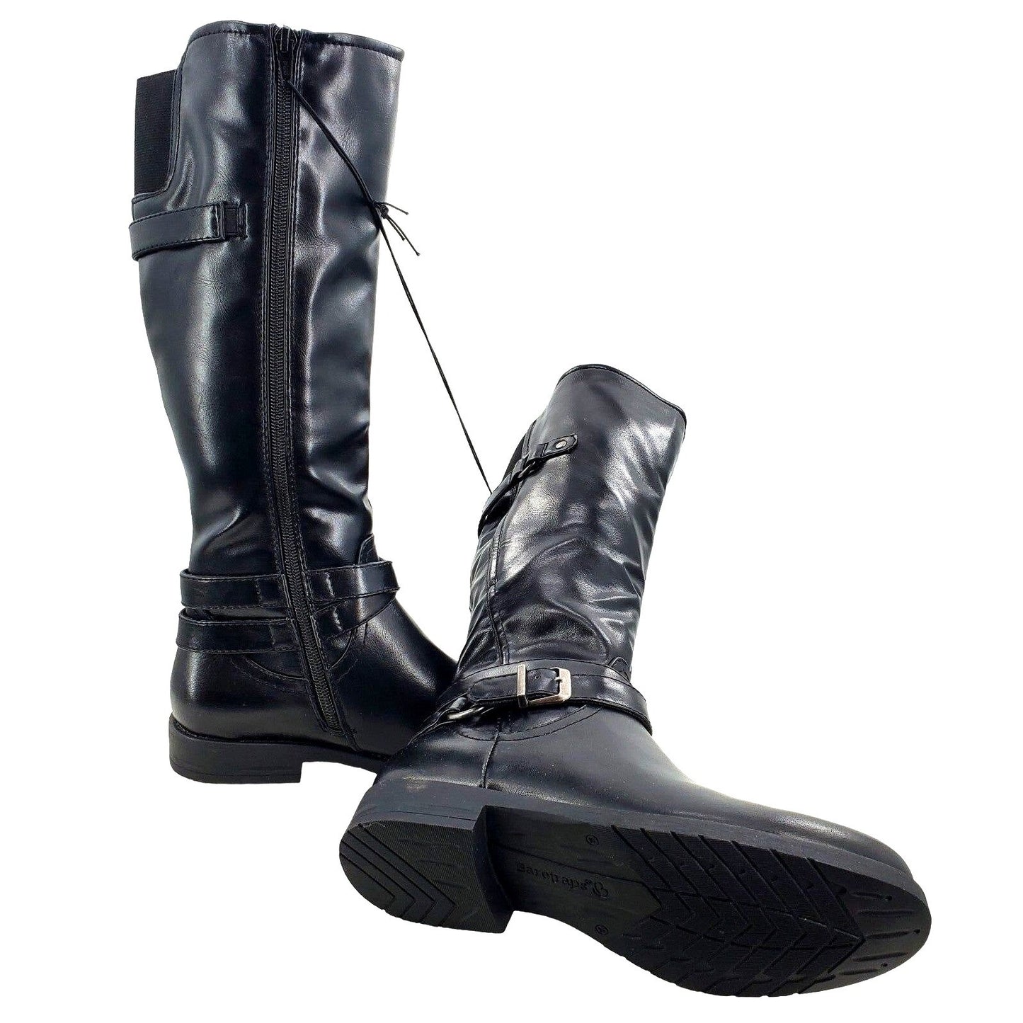 BARETRAPS Boots Carmella Side Zip Buckle Horse Riding Knee-High Equestrian Shoes