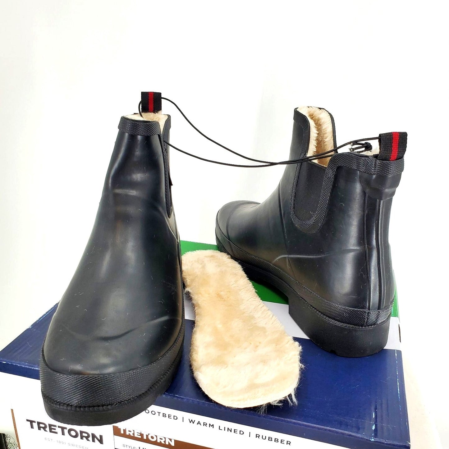 TRETORN Boots LINA Outdoor Faux Fur Lined Chelsea Rain shoes Booties