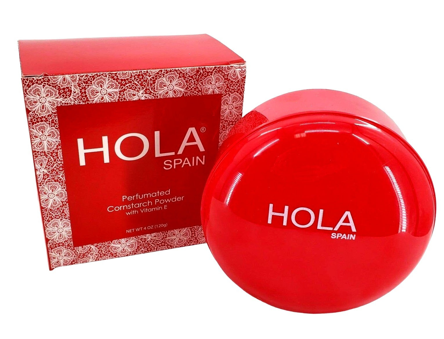 Dusting Powder Hola Spain Perfumed Cornstarch Plus Vitamin E 4 Ounces Hola Spain Perfumed Cornstarch Dusting Powder Plus Vitamin E (4 Ounces)