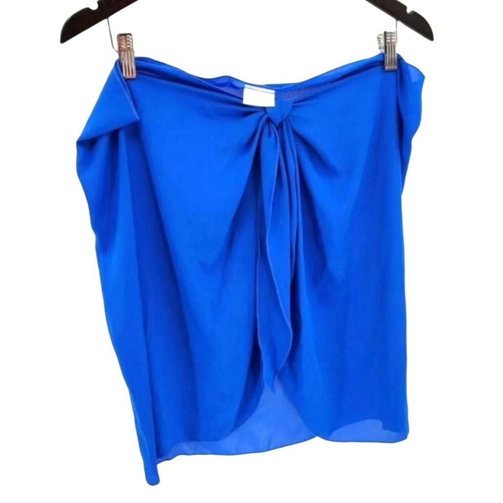 DOTTI Swimwear Coverup Summer Sarong Blue Pareo Swimsuit Cover-Up