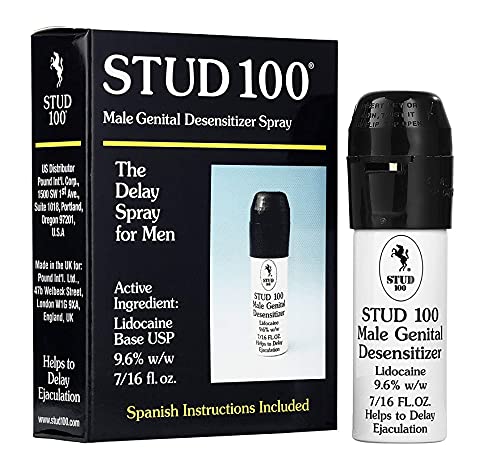 Stud 100 Male Genital Desensitizer Spray, 7/16- Fl. Ounce Box (Pack of 1)