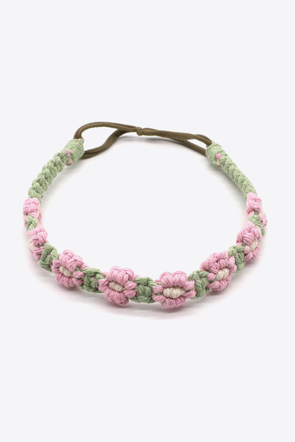 2-Pack Premium Colorful Daisy Macrame Boho Handmade Retro Headband