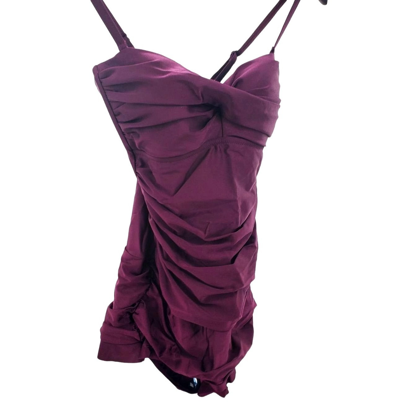 GOTTEX One-piece Swim dress SATIN NIGHTS Burgundy Swimwear