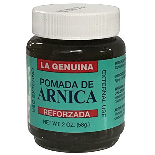 Arnica salve La Genuina Reinforced Arnica Pomade, 2oz (58gr) for aches