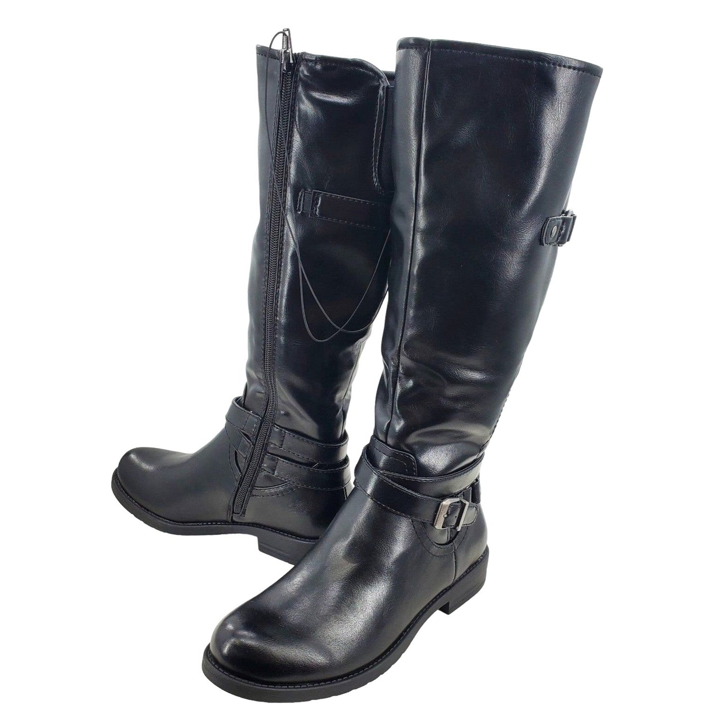 BARETRAPS Boots Carmella Side Zip Buckle Horse Riding Knee-High Equestrian Shoes