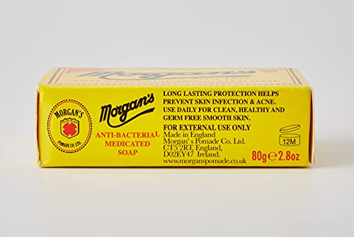 Morgan's Antibacterial Medicated Soap bar, 2.8oz