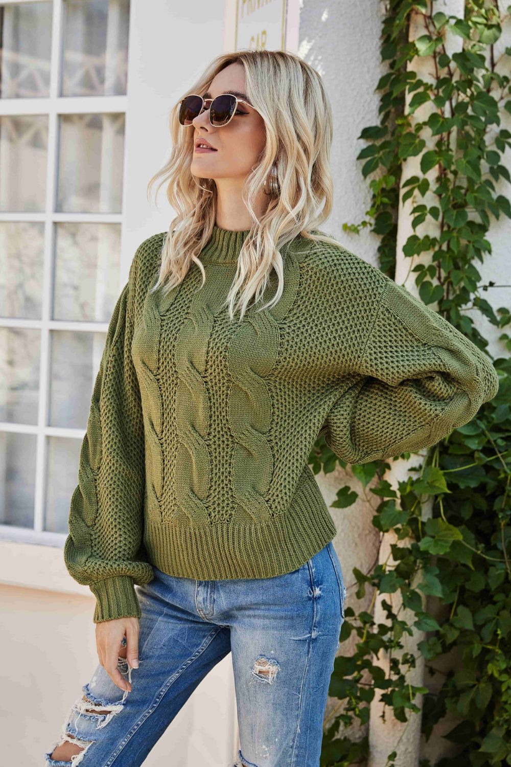 Bold Mixed Knit Chunky Sweater (Plus Size Available) – Luxury on a Dime
