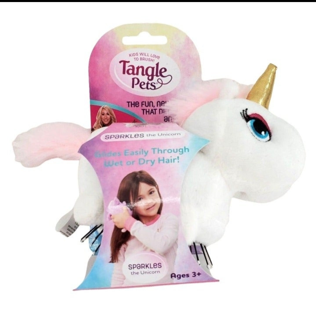 Tangle Pets Kids Sparkles The Unicorn hair Brush