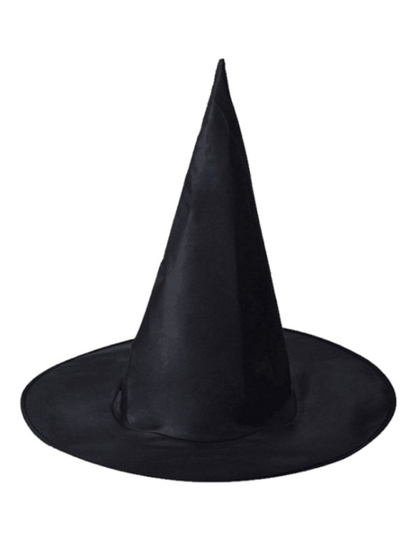 Witch Hat Halloween Costume Accessory Lace Cosplay Party Fancy Pointed/Relaxed hat