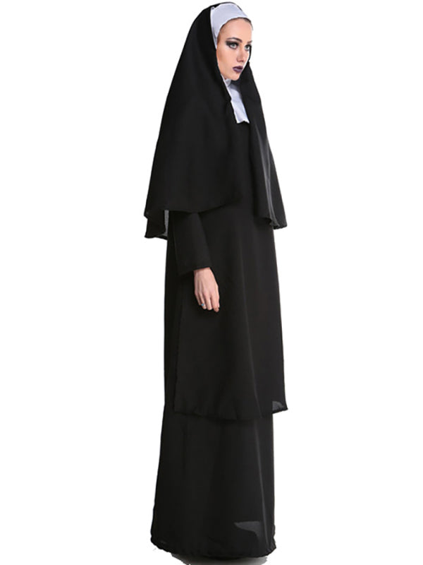 NUN Religious Catholic Cosplay Adult Women's Halloween Costume Modest Church