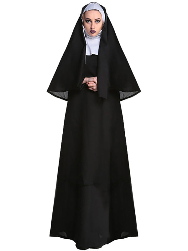 NUN Religious Catholic Cosplay Adult Women's Halloween Costume Modest Church